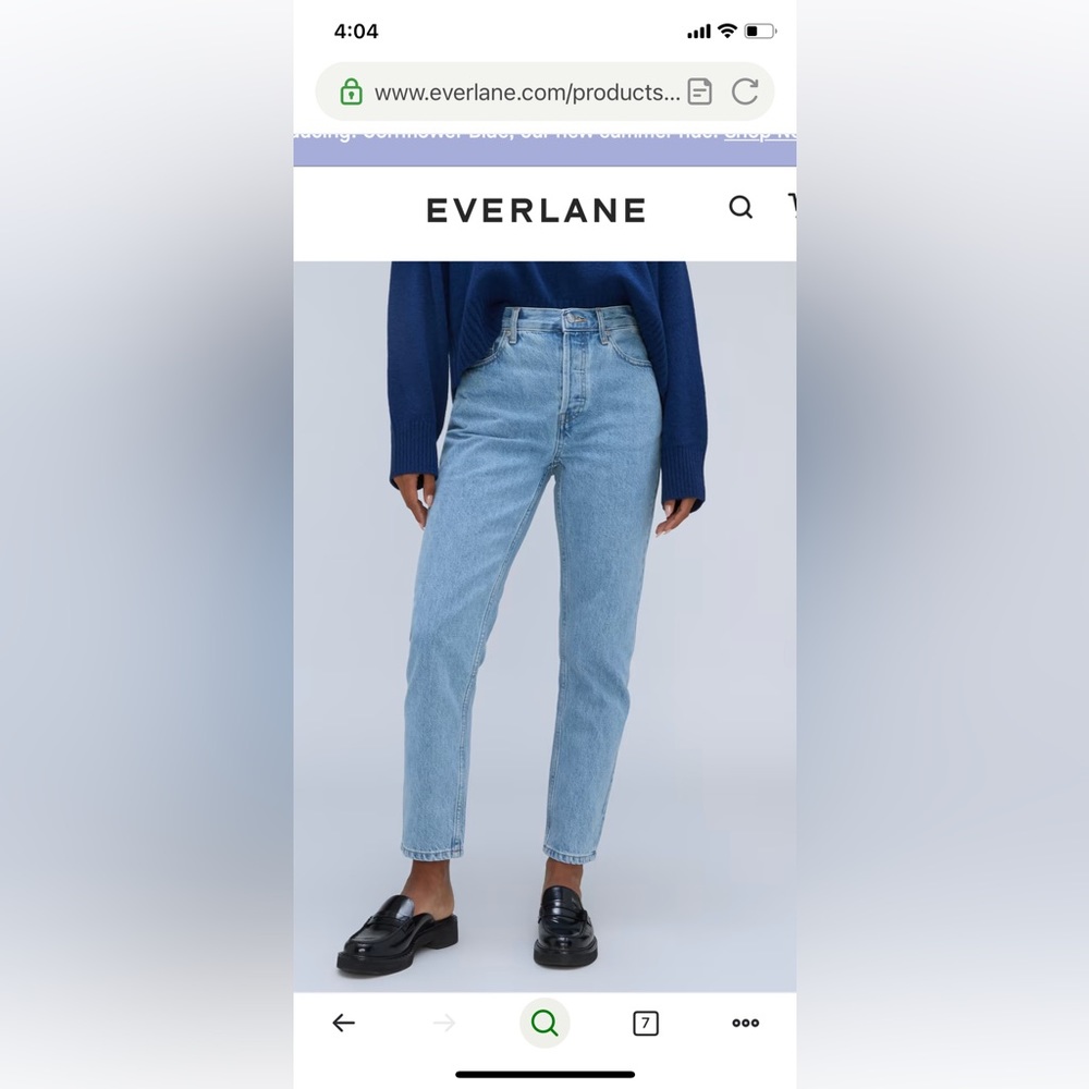 Everlane 90s Cheeky Jeans